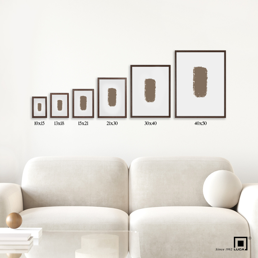 Zestaw 5 białych ramek na zdjęcia FDM 1 w rozmiarze 10x15 cm