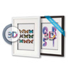 Ramka przestrzenna EXPO 3D MAX Biała 60x80 cm (50x70cm)