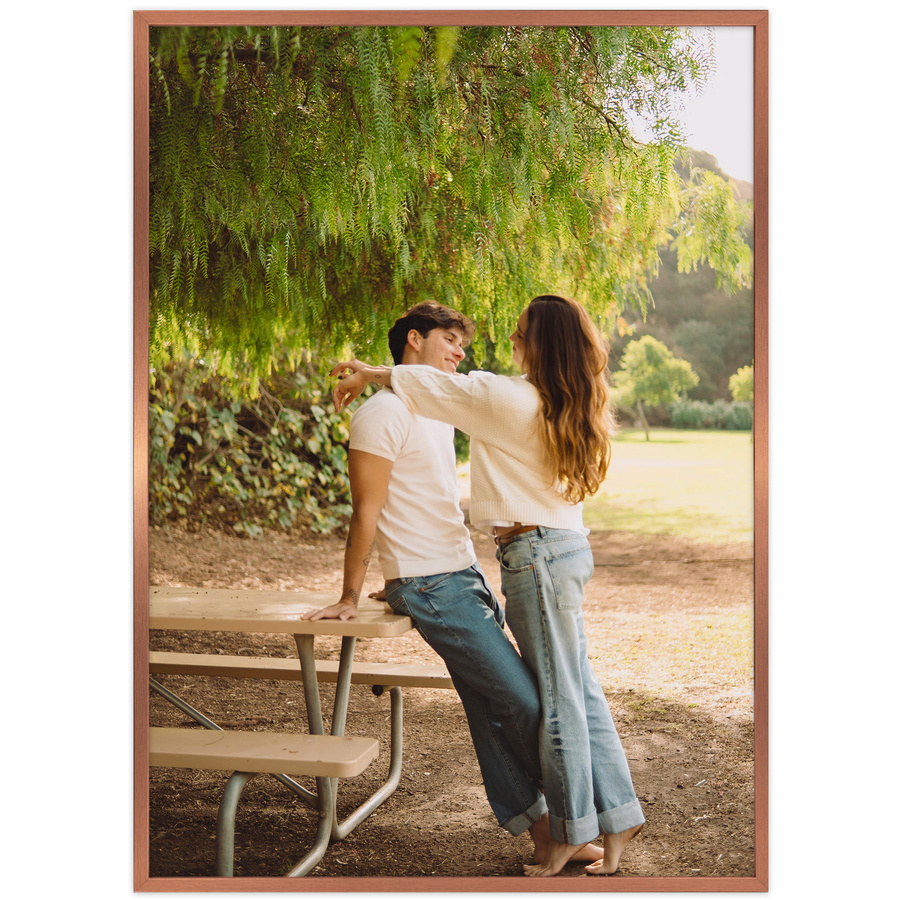 Miedziana ramka na zdjęcia 50x70 cm 2 sztuki zestaw ramek