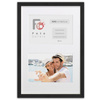 Ramka drewniana galeria passe-partout Black 20x27 - kolor czarny