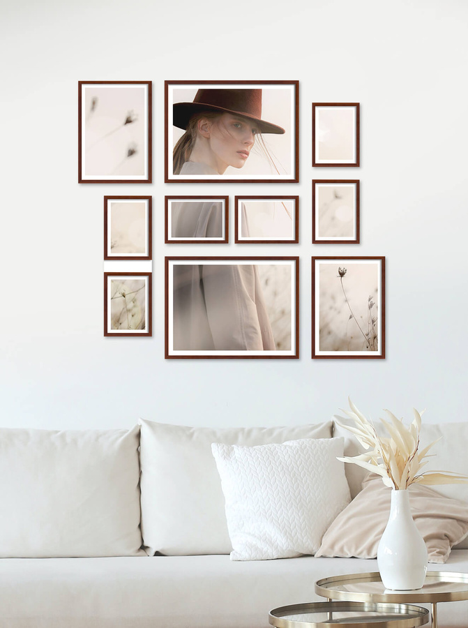 Zestaw ramek PINIA 3 GF0011 - galeria ramek na 10 zdjęć