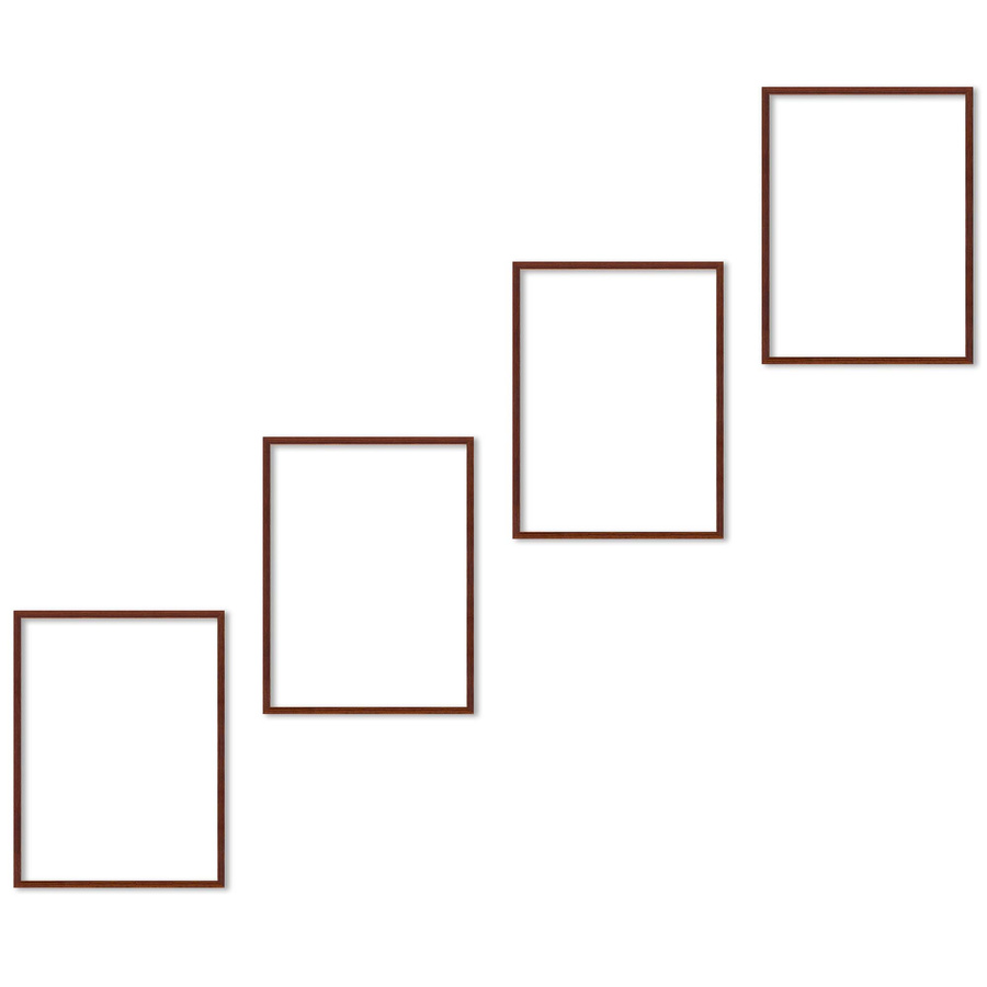 Zestaw ramek PINIA 3 GF0034 R - galeria ramek na 4 zdjęcia