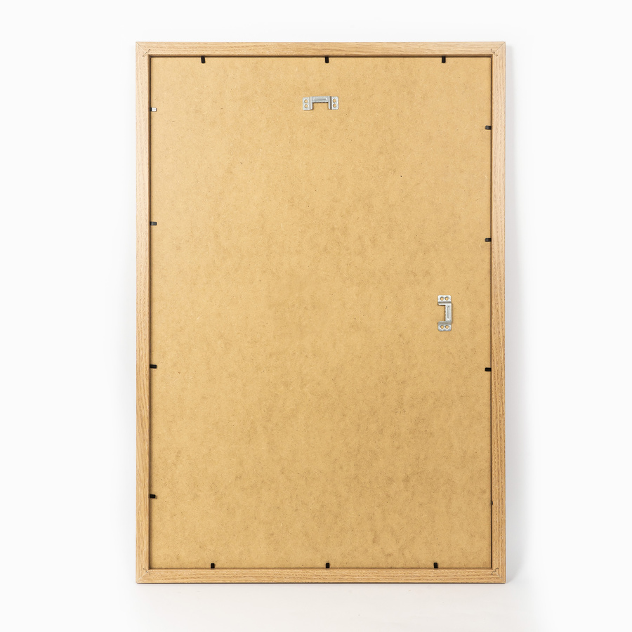 Naturalna ramka z passe partout na zdjęcia w rozmiarze 40x60 cm z passe partout 30x40 cm