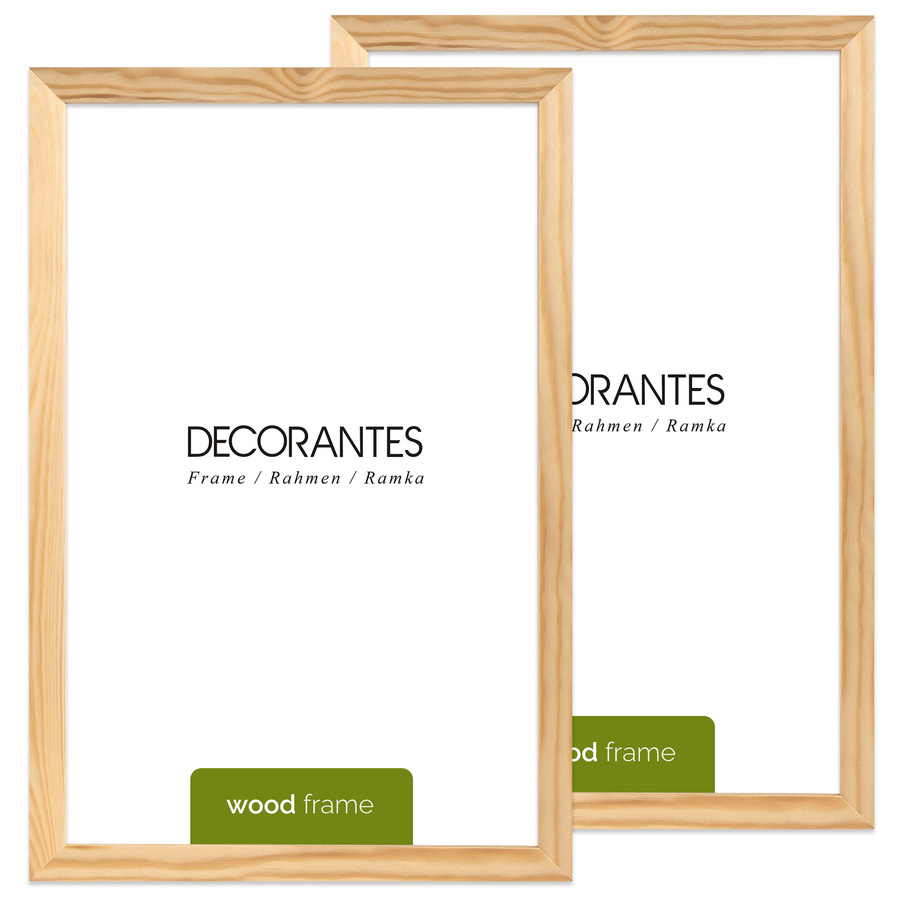Ramka z drewna surowego na zdjęcia RAW 30x45 cm