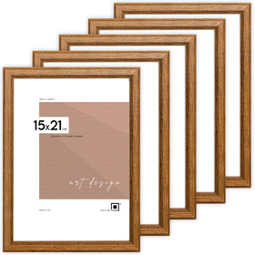 Pakiet ramek drewnianych 5 szt.  DRWA 3 PAK 15x21 cm