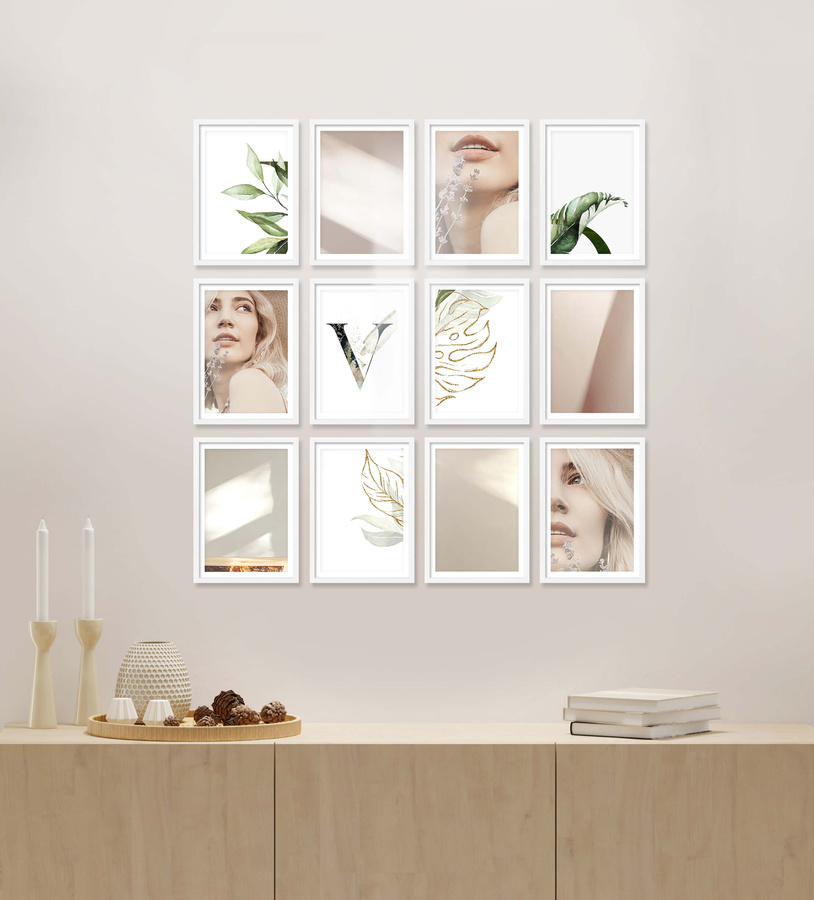 Zestaw ramek PINIA 1 GF0021 - galeria ramek na 12 zdjęć