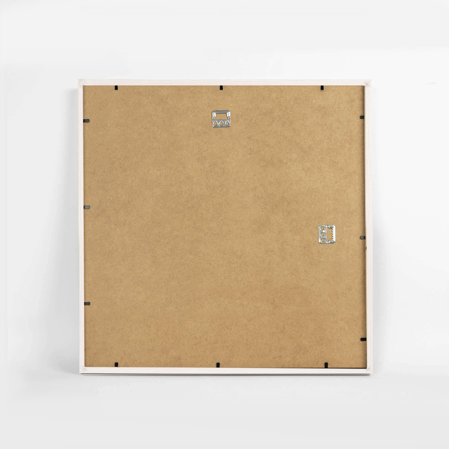 Foto galeria 40x40 cm na 4 zdjęcia o wymiarach 21x30 cm i 9x9 cm w białym kolorze