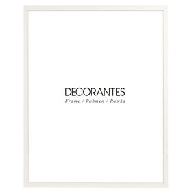 Biała ramka na zdjęcia FDM 1 w rozmiarze 40x50 cm