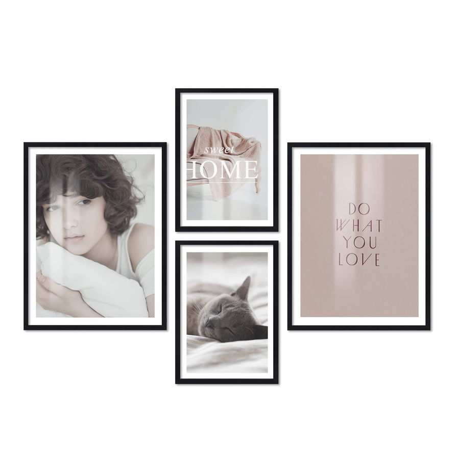 Zestaw ramek PINIA 2 GF0012 - galeria ramek na 4 zdjęcia