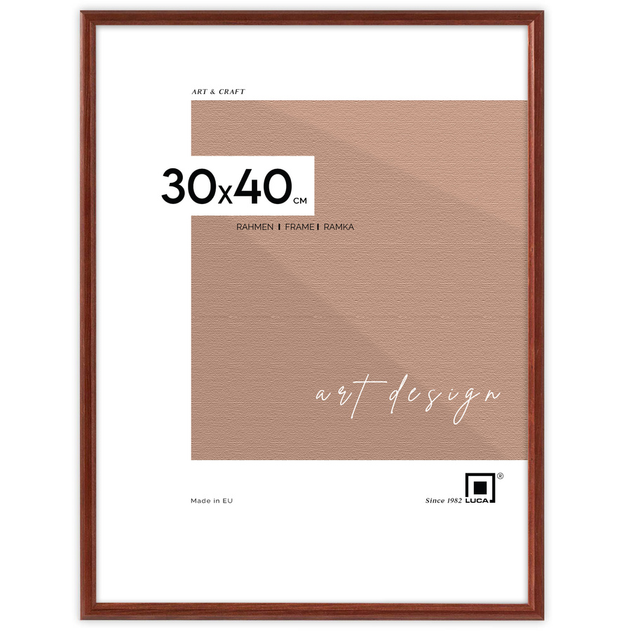 Galeria ścienna PRESTO 5 GF0003. Zestaw brązowych ramek na ścianę