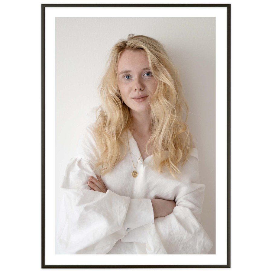 Ramka aluminiowa ROYALL 2 Czarna 50x70 cm