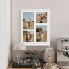 Foto galeria biała 24x30 cm na 4 zdjęcia o wymiarach 10x15 cm 10x10 cm