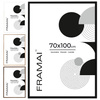 Czarna ramka na zdjęcia o rozmiarze 70x100 cm