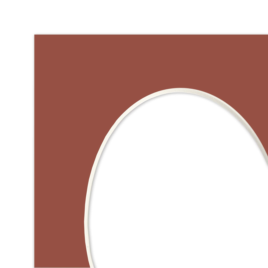 Passe partout 10x15 (6x9) OWAL CZERWONE CAYENNE - LUCA Q5701