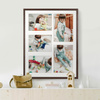 Foto galeria 40x50 cm na 5 zdjęć o wymiarach 13x18 cm 15x21 cm kolor brązowy