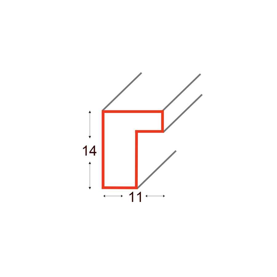 Galeria ścienna PINIA 05 GF0001. Zestaw szarych ramek na ścianę