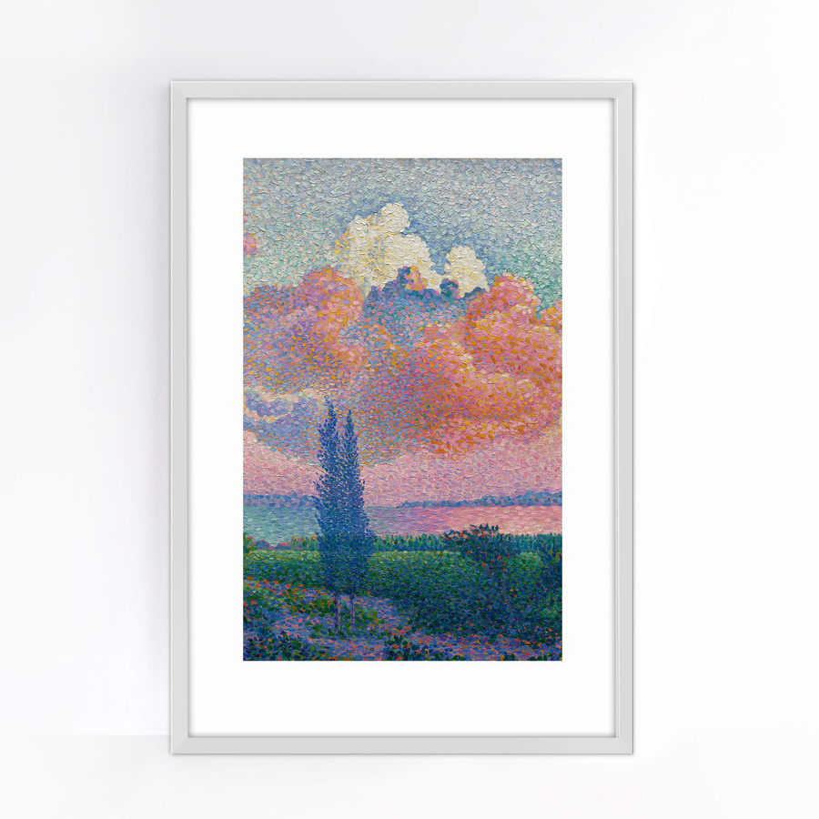 Biała ramka na zdjęcia w rozmiarze 40x60 cm