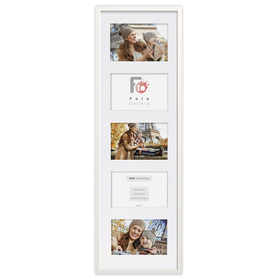 Ramka drewniana galeria passe-partout White 20x68 - kolor biały