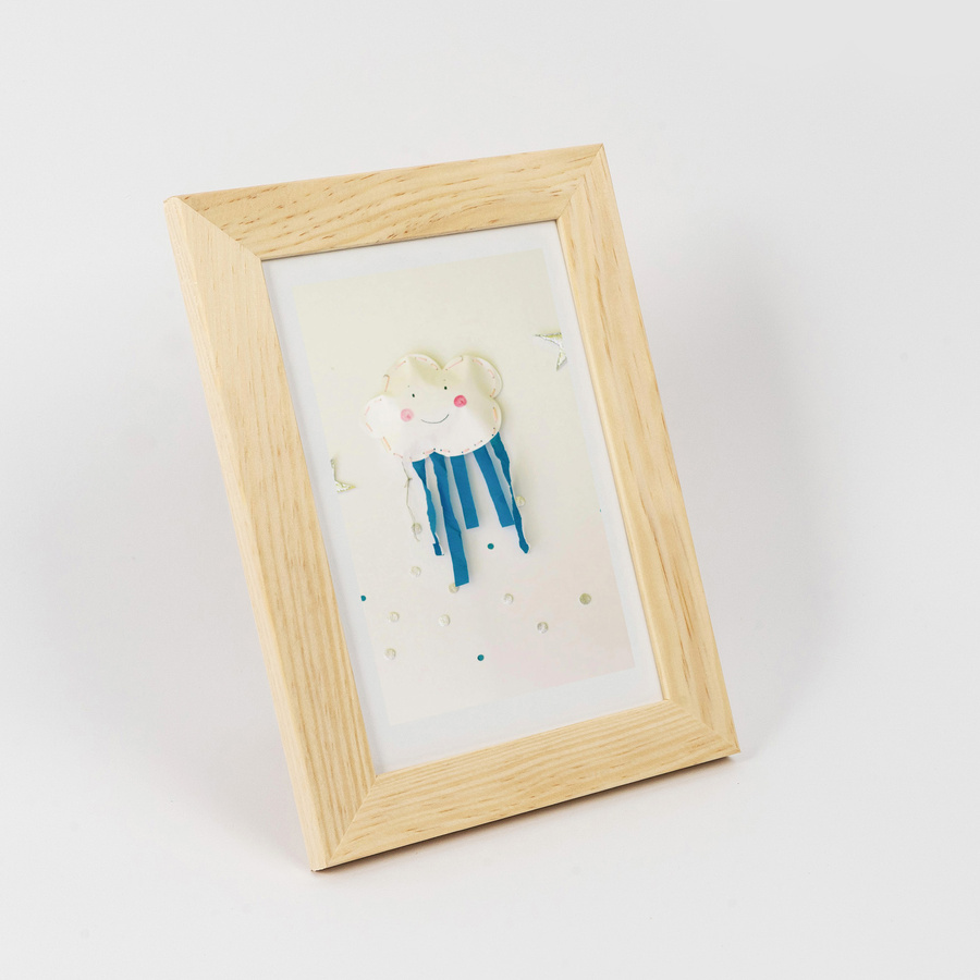 Ramka z drewna surowego na zdjęcia RAW 10x15 cm