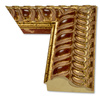 Rama do obrazów, zdjęć, luster na wymiar LUCA #2573. Ozdobna stylowa, drewniana oprawa - holendreka w kolorze złoto-brązowy