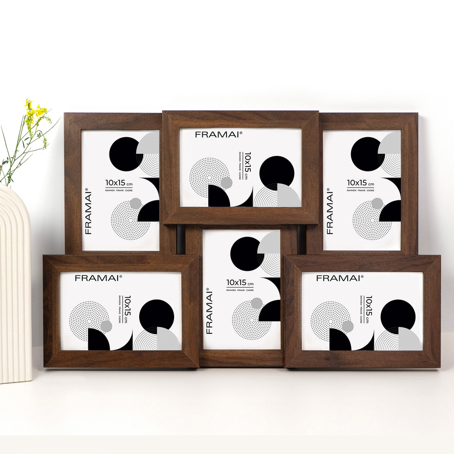 Multiramka MULTI HEN brązowa ramka na zdjęcia