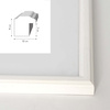 Galeria ścienna PRESTO 1 GF0003. Zestaw białych ramek na ścianę