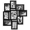 Multirama w czarnym kolorze MULTI  HEN 2 na 9 zdjęć ramka na zdjęcia