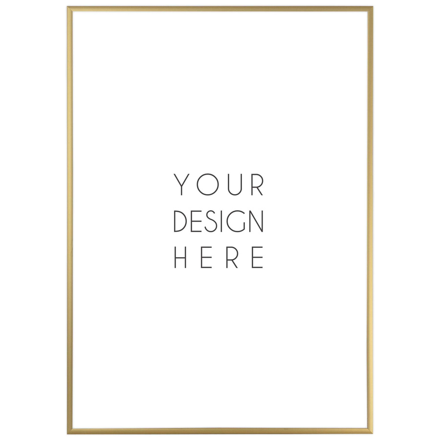 Ramka aluminiowa ROYALL Złota 50x70 cm