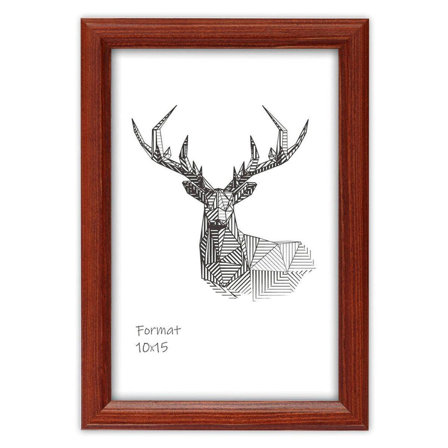 Galeria ścienna PRESTO 5 GF0007. Zestaw brązowych ramek na ścianę