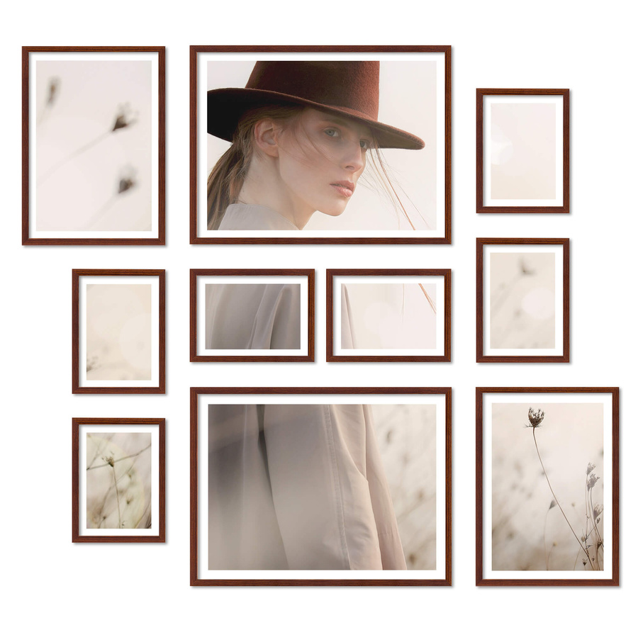 Zestaw ramek PINIA 3 GF0011 - galeria ramek na 10 zdjęć
