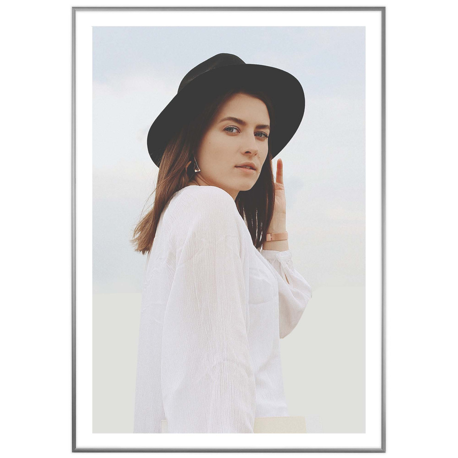 Ramka aluminiowa ROYALL Srebrne 70x100 cm