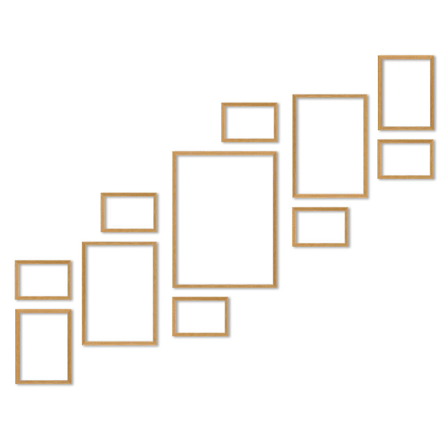 Zestaw ramek PINIA 00 GF0030 R- galeria ramek na 11 zdjęć