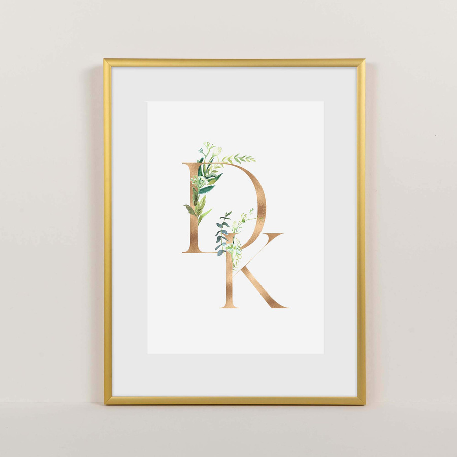 Ramka aluminiowa ROYALL Złote 30x40 cm