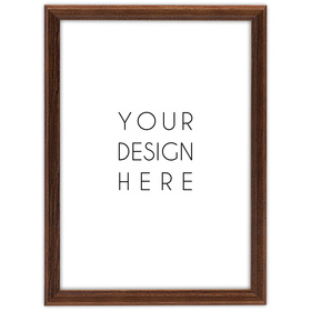 Ramka drewniana PRESTO 1856, szlachetna fotoramka na zdjęcia, plakaty lub rysunki - kolor brązowy