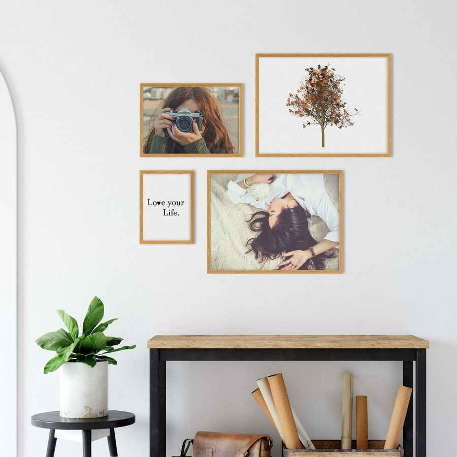 Zestaw dębowych ramek galeria Pinia 00 GF0008