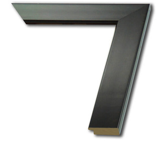 Rama do obrazów, zdjęć, plakatów, oraz luster na wymiar LUCA #1826. Płaska nowoczesna, drewniana oprawa - kolor wenge