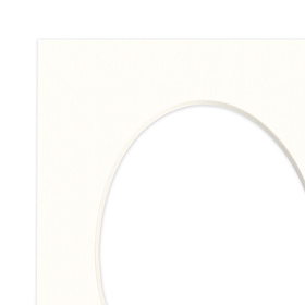 Passe partout 10x15 (6x9) OWAL LUCA Q5102 SNOW WHITE - BIAŁY