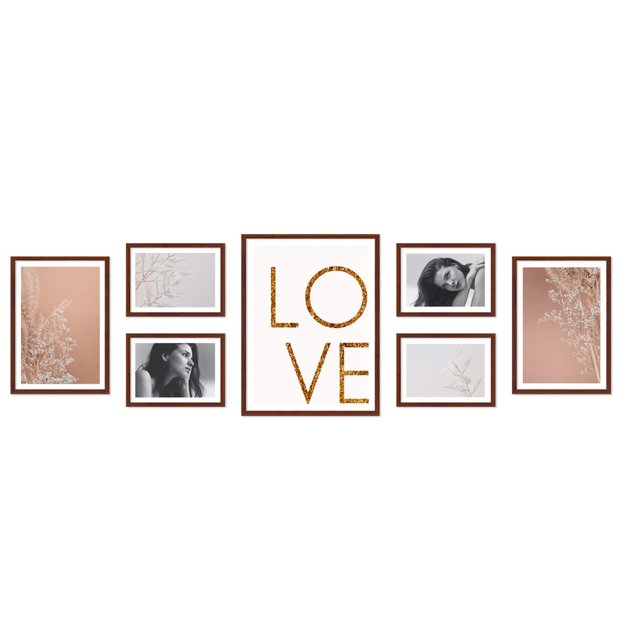 Zestaw ramek PINIA 3 GF0017 - galeria ramek na 7 zdjęć