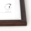 Galeria ścienna PRESTO 44 GF0001. Zestaw brązowych ramek na ścianę