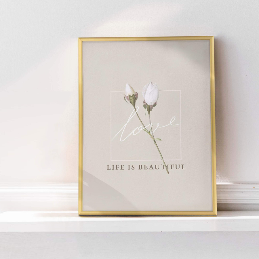 Ramka aluminiowa ROYALL Złote 29,7X42 cm