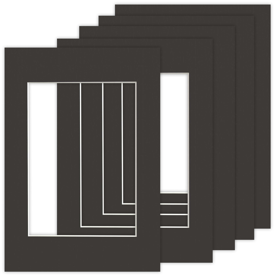 Passe partout 21x30 (15x21) CZARNE BLACK LUCA Q5801