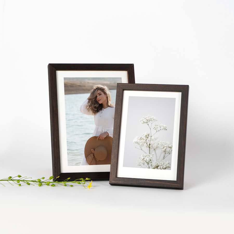 Zestaw ramek drewnianych PINIA 2685 PAK 5 szt. - kolor brązowy
