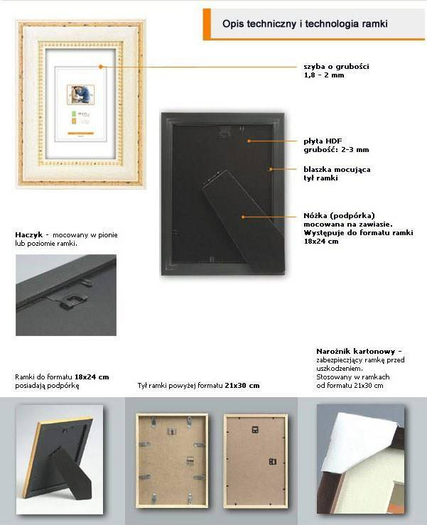 Ramka drewniana PATERNO 2123 30x40 cm