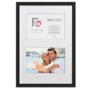 Ramka drewniana galeria passe-partout Black 23x35 - kolor czarny