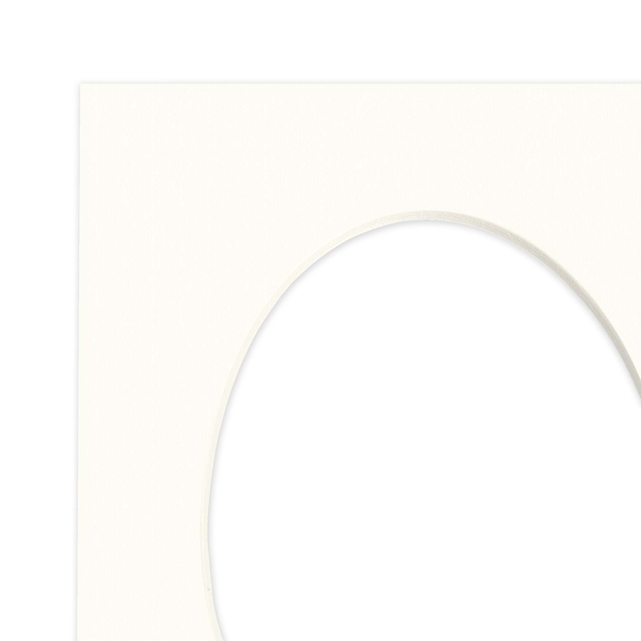 Passe partout 15x21 (10x15) BIAŁY OWAL CHALK LUCA Q5103