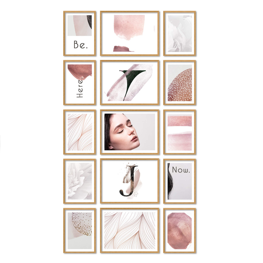 Zestaw ramek PINIA 00 GF0029 - galeria ramek na 15 zdjęć