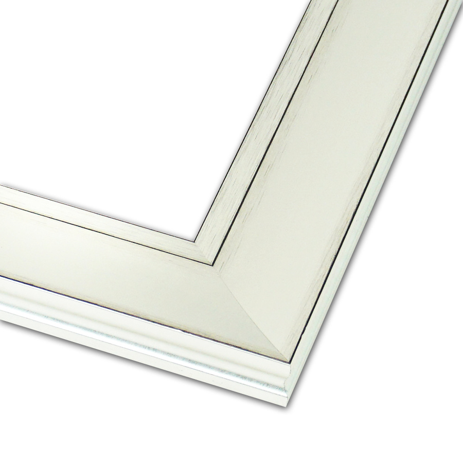 Rama do obrazów, zdjęć i luster na wymiar LUCA #2105. Nowoczesna sima zimne srebro