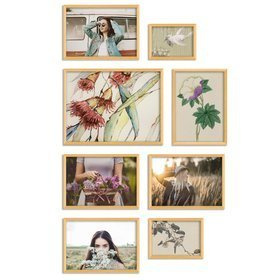 Zestaw naturalnych ramek galeria HIT 0 GF0009