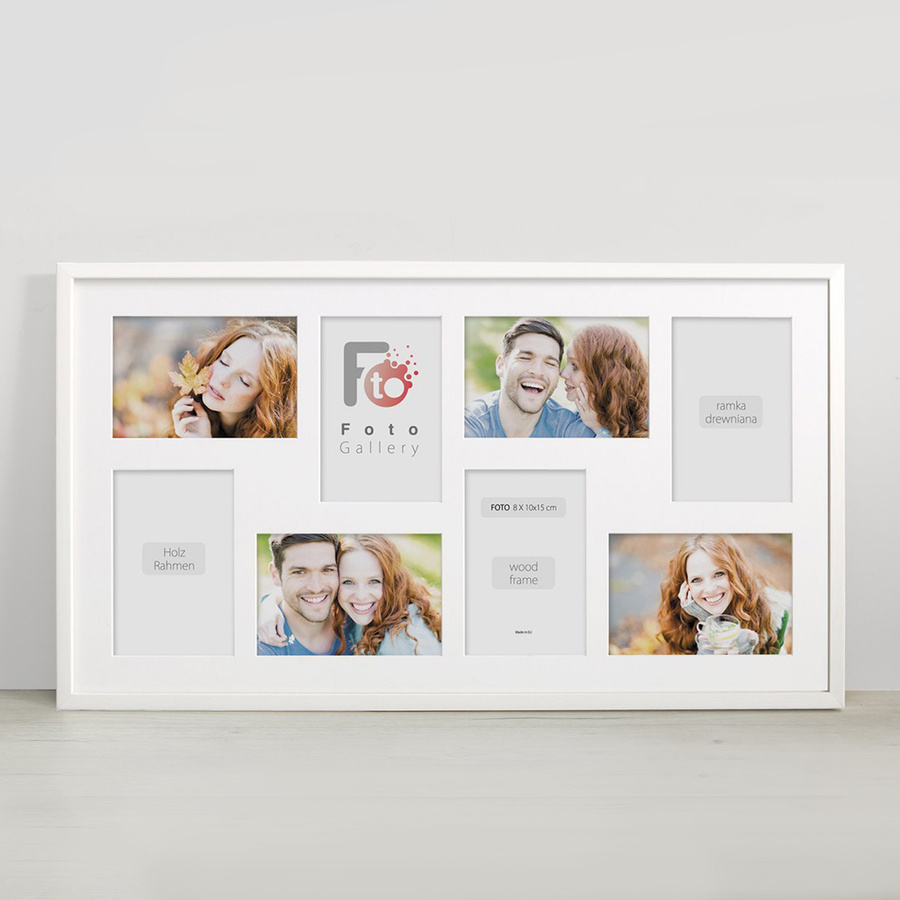 Foto galeria na 8 zdjęć White 33x60 10x15