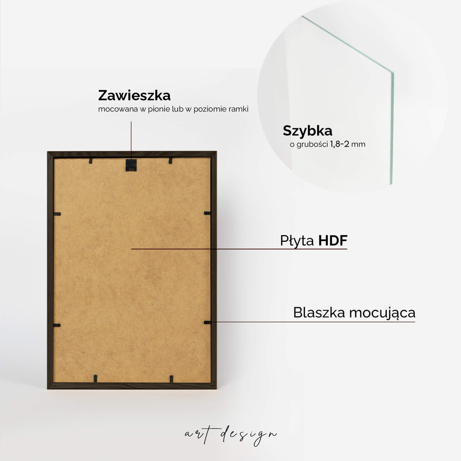 Ramka drewniana PINIA 3328 21x30 cm